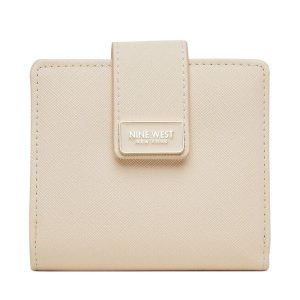 Portfel Nine West. Brązowe portfele Nine West, bez wzorów. Za 69,99 zł.