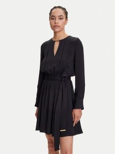 Marciano Guess Sukienka koktajlowa 5YGK33 7356A Czarny Regular Fit. Czarne sukienki Marciano Guess, z aplikacjami, z wiskozy, wizytowe, bez kołnierzyka, bez ramiączek. Za 679,99 zł.