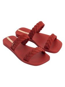 Ipanema Klapki w kolorze czerwonym rozmiar: 35/36. Czerwone klapki Ipanema, bez wzorów, z otwartym noskiem, bez obcasa. Za 52,67 zł.