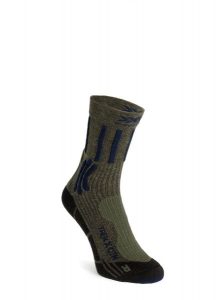Skarpety trekkingowe X-Socks Trek X CTN. Czarne skarpetki X-Socks, bez wzorów, z bawełny. Za 60,00 zł.