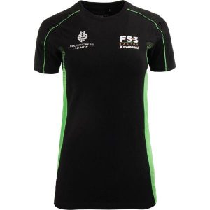 Damskie koszulki Kawasaki w kolorze czarnym. Czarne koszulki sportowe KAWASAKI, bez wzorów, bez ramiączek. Za 198,99 zł.