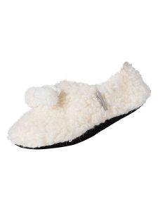 Camano Kapcie w kolorze kremowym rozmiar: 41/42. Brązowe kapcie Camano, bez wzorów. Za 39,99 zł.