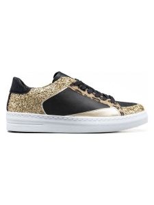 C'M Sneakersy w kolorze złoto-czarnym rozmiar: 38. Czarne trampki C'M, bez wzorów, bez zapięcia. Za 117,99 zł.