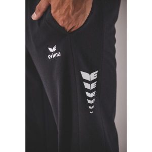 Spodnie dresowe Erima Cmpt Wings Gk czarne. Czarne spodnie dresowe Erima, bez wzorów, z dresówki. Za 318,99 zł.