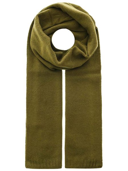 Zwillingsherz Kaszmirowy szal w kolorze khaki - 180 x 28 cm rozmiar: onesize. Brązowe szaliki Zwillingsherz, bez wzorów, z kaszmiru. Za 192,33 zł.