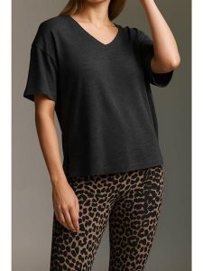 Cotton Candy Koszulka w kolorze antracytowym rozmiar: XL. Czarne bluzki Cotton Candy, xl, bez wzorów, bez kołnierzyka, bez ramiączek. Za 82,64 zł.