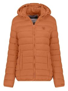 Geographical Norway Kurtka pikowana w kolorze pomarańczowym rozmiar: L. Pomarańczowe kurtki Geographical Norway, l, bez wzorów, bez kaptura. Za 149,66 zł.