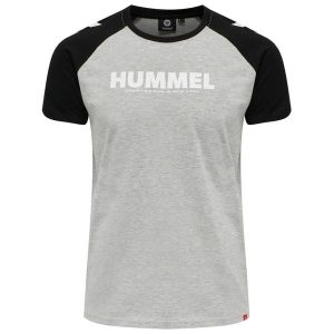 Koszulka Hummel Legacy Blocked. Szare bluzki Hummel, xl, bez wzorów, sportowe, bez kołnierzyka, bez ramiączek. Za 130,50 zł.