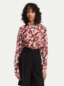 ACCESS FASHION Koszula 63-7027-233 Czerwony Regular Fit. Czerwone koszule ACCESS FASHION, bez wzorów, z syntetyku, bez kołnierzyka, bez ramiączek. Za 320,99 zł.