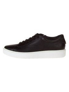 Ecco Sneakersy "SOFT 60" w kolorze czarnym rozmiar: 40. Czarne trampki ecco, bez wzorów, ze skóry, bez zapięcia. Za 364,56 zł.