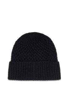 Guess Kapelusz 184727 Czarny. Czarne kapelusze Guess, z aplikacjami. Za 154,99 zł.