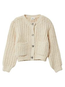 S.Oliver Kardigan w kolorze beżowym rozmiar: 116/122. Brązowe kardigany s.Oliver, ze splotem. Za 65,99 zł.