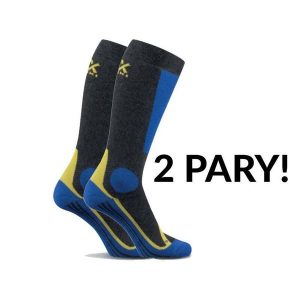Skarpety Narciarskie Unisex Volkl Ski Kneehigh Terrain Anthracite x 2 PARY. Czarne rękawiczki Völkl, bez wzorów. W wyprzedaży za 79,00 zł.