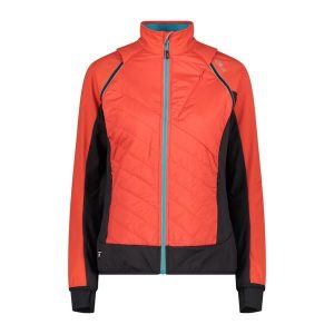 Kurtka damska z odpinanymi rękawami CMP hybrid. Czarne kurtki sportowe CMP, na zimę, bez wzorów, bez kaptura, narciarskie. Za 422,00 zł.