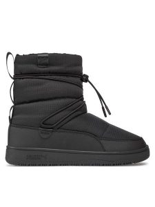 Puma Śniegowce Snowbae Wns 393920 01 Czarny. Czarne buty zimowe Puma, z materiału, bez obcasa, bez zapięcia. Za 299,99 zł.