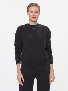 Calvin Klein Bluza Metallic Micro Logo Sweatshirt K20K206961 Czarny Regular Fit. Czarne bluzy Calvin Klein, xl, bez wzorów, z bawełny, bez kaptura. Za 279,99 zł.