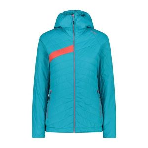 Kurtka damska turystyczna CMP. Zielone kurtki CMP, na zimę, xs, bez wzorów, bez kaptura, narciarskie. Za 309,99 zł.