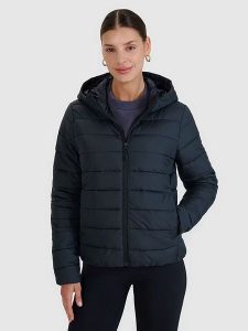 4F Kurtka puchowa w kolorze czarnym rozmiar: L. Czarne kurtki 4f, l, bez wzorów, z puchu, bez kaptura. Za 154,07 zł.