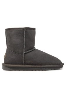 EMU Australia Śniegowce Stinger Mini W10003 Szary. Szare buty zimowe EMU Australia, ze skóry, bez obcasa, bez zapięcia. Za 662,99 zł.