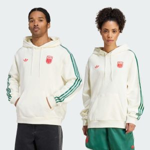 Bluza z kapturem Italy (Gender Neutral). Białe bluzy ADIDAS, xl, bez wzorów, z kapturem. Za 369,00 zł.