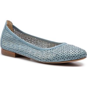 Baleriny CAPRICE - 9-22103-22 Lt Blue Wax.Na 853. Balerinki marki Caprice. Za 239,90 zł.
