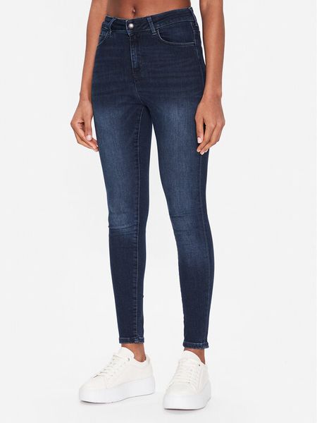 Mustang Jeansy Georgia 1013576 Granatowy Super Skinny Fit. Niebieskie jeansy Mustang, bez wzorów, z bawełny. Za 309,99 zł.