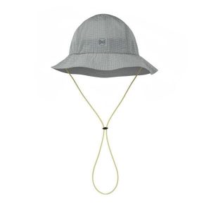Kapelusz BUFF GO BUCKET HAT SOLID. Szare kapelusze Buff, bez wzorów, sportowe. Za 189,90 zł.