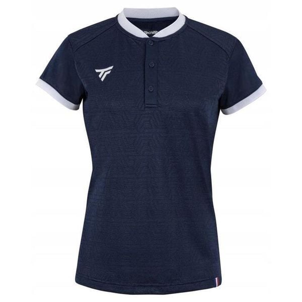 Koszulka polo tenisowa damska Tecnifibre Team Mesh Polo. Niebieskie bluzki TECNIFIBRE, xs, bez wzorów, z meshu, sportowe, bez kołnierzyka, bez ramiączek. W wyprzedaży za 169,00 zł.