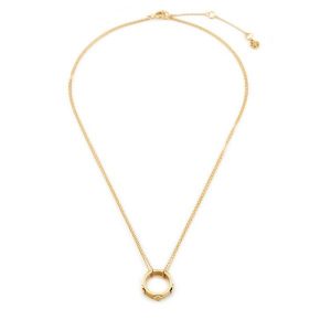 Naszyjnik Tory Burch. Żółte naszyjniki Tory Burch, złote. Za 579,99 zł.
