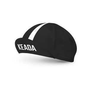 Podstawowa czapka kolarska – czarna. Czarne czapki KEADA SPORTS, bez wzorów, sportowe. Za 129,00 zł.