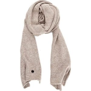 Szal LIU JO - Sciarpa Laminata 20x220 N67272 M0300 Pale Brown 60205. Brązowe szaliki marki Liu Jo, z materiału. W wyprzedaży za 189,00 zł.