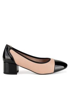 Clara Barson Czółenka WS24030-01 Beżowy. Brązowe czółenka Clara Barson, bez wzorów, z materiału, bez obcasa, bez zapięcia. Za 119,99 zł.
