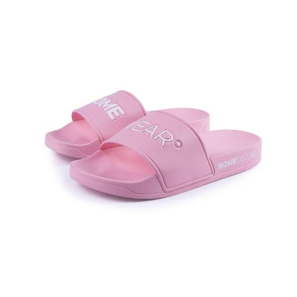 Odzież domowa Klapki unisex SUN – 37–38 Różowe. Brązowa klapki HOME DELUXE, bez wzorów, z materiału, bez obcasa. Za 109,99 zł.