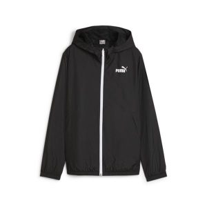 Damska wiatrówka Essentials Solid PUMA Black All. Czarne kurtki Puma, s, bez wzorów, z syntetyku, bez kaptura. Za 152,99 zł.