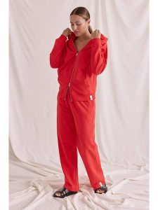 Cotton Candy Bluza "Maja" w kolorze czerwonym rozmiar: M. Czerwone bluzy Cotton Candy, m, bez wzorów, bez kaptura. Za 184,46 zł.
