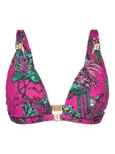 Chantelle Góra od bikini Sauvage C17UQF Różowy. Czerwone bikini Chantelle, bez wzorów, z syntetyku. Za 329,99 zł.