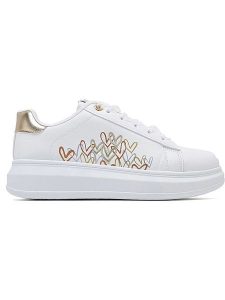Sixth Sens Sneakersy w kolorze biało-złotym rozmiar: 37. Białe trampki Sixth Sens, bez wzorów, bez zapięcia. Za 127,35 zł.