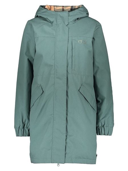 PICTURE Parka "Dyrby" w kolorze turkusowym rozmiar: XS. Niebieskie płaszcze Picture, xs, bez wzorów, bez kaptura. Za 308,91 zł.