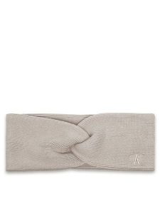 Calvin Klein Opaska materiałowa Fine LV04F8019G Beżowy. Brązowe rękawiczki Calvin Klein, bez wzorów, z materiału. Za 99,99 zł.