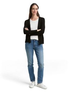 Tom Tailor Kardigan w kolorze czarnym rozmiar: M. Czarne kardigany Tom Tailor. Za 59,95 zł.