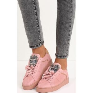 Różowe Buty Sportowe Rebellious. Buty sportowe marki Born2be. Za 59,99 zł.
