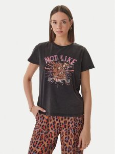 LOLA CASADEMUNT T-Shirt MS2615050 Czarny Regular Fit. Czarne t-shirty LOLA CASADEMUNT, xs, bez wzorów, z bawełny, bez kołnierzyka, bez ramiączek. Za 294,99 zł.