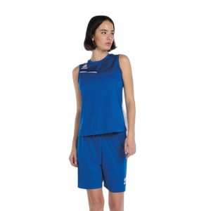 Damski tank top Errea Eloy. Białe topy ERREA, bez wzorów, bez kołnierzyka, bez ramiączek. Za 190,50 zł.