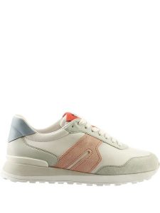 Högl Skórzane sneakersy "Tony" w kolorze błękitno-beżowym rozmiar: 38,5. Brązowe trampki HÖGL, bez wzorów, bez zapięcia. Za 423,45 zł.