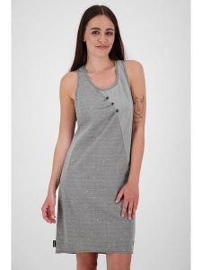 Alife and kickin Sukienka "Cameron" w kolorze szarym rozmiar: XS. Szare sukienki Alife and Kickin, na co dzień, xs, bez wzorów, sportowe, bez kołnierzyka, bez ramiączek, midi, proste. Za 82,99 zł.