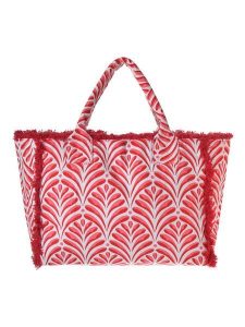 BLE Shopper bag w kolorze czerwonym - 42 x 40 x 20 cm rozmiar: onesize. Czerwone shopper bag BLE, bez wzorów, z materiału, na ramię, bez dodatków. Za 54,95 zł.
