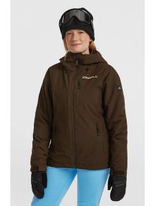 O'Neill Kurtka narciarska w kolorze brązowym rozmiar: M. Brązowe kurtki sportowe O'Neill, m, bez wzorów, bez kaptura, narciarskie. Za 549,06 zł.
