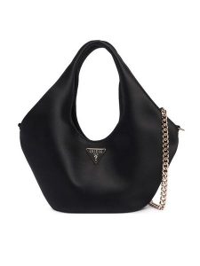 Guess Torebka Jewels Mini HWSG22 48750 Czarny. Czarne torebki klasyczne Guess, z aplikacjami, z materiału, bez dodatków. Za 414,99 zł.