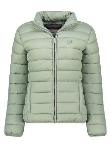 Geographical Norway Kurtka pikowana "Atikotal" w kolorze miętowym rozmiar: XXL. Zielone kurtki Geographical Norway, xxl, bez wzorów, bez kaptura. Za 128,55 zł.