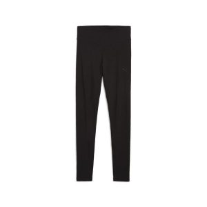 Damskie legginsy HER z wysokim stanem PUMA Black. Czarne legginsy Puma, bez wzorów, z podwyższonym stanem. W wyprzedaży za 99,00 zł.